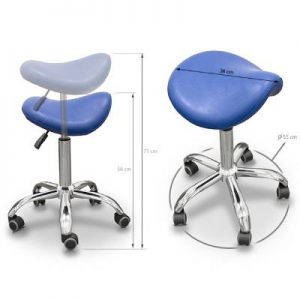 Alternative view of Taburet medical cu sezut tip PONEY - H 56/71cm