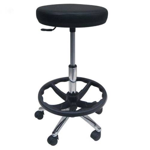 Taburet medical cu inel sprijin picioare 58-84cm