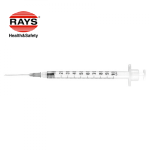 Seringa 1ml cu ac, 3 piese Rays - Italia