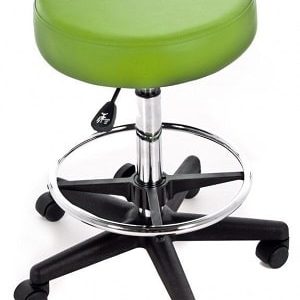 Taburet medical cu inel sprijin picioare 57-73 cm