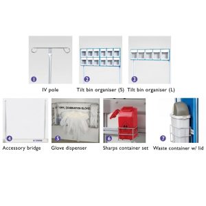 Accesorii optionale pentru Troliu Medical Anestezie, Bailida