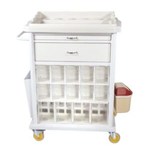 Troliu medical cu masa ABS