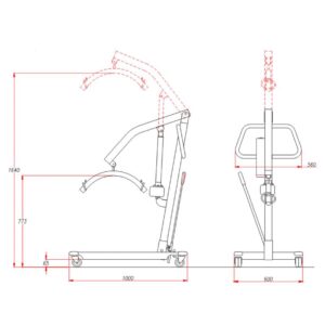 dimensiuni elevator pacient 10.77MN200