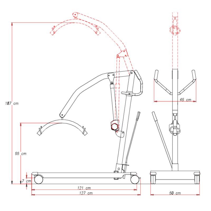 lift pacient 10.77N200