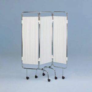 Paravan cu 3 sectiuni pentru salon spital