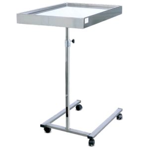 Masa mayo inox pentru sala operatie, inaltime reglabila