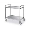 Carucior transport alimente, 2 polite, 850x450x900mm - Inox