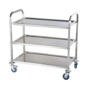 Carucior transport alimente 3 polite Inox, 950x500x950mm