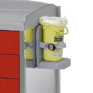 Cutie deseuri intepatoare pentru Troliu medical inox, Inmoclinc