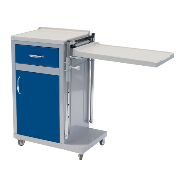Noptiera pat spital metalica cu masa ABS ZET5008 - imagine 2
