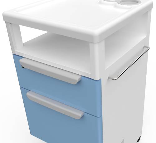 Noptiera Premium metalica cu priza si USB ZET37 - imagine 5