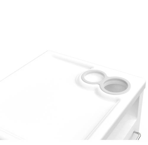 Noptiera Premium metalica cu priza si USB ZET37 - imagine 7