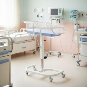 Alternative view of Pat spital neonat cu inaltime reglabila