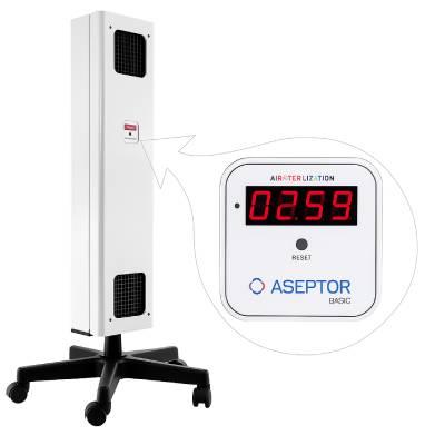 Lampa germicida UV-C cu flux ASEPTOR Basic 236