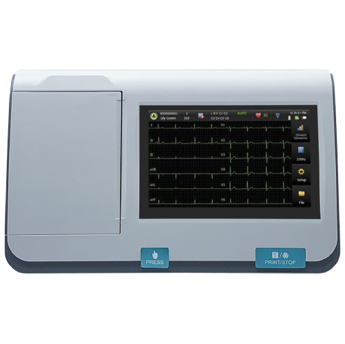 Electrocardiograf touch screen cu 3 canale SE-301 - imagine 2