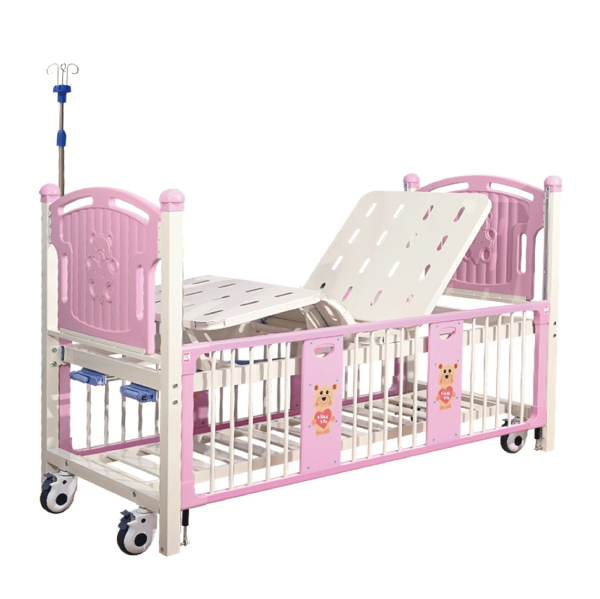 Pat spital pediatric cu 2 manivele