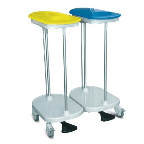 Carucior pentru 2 saci deseuri cu maner transport - imagine 2
