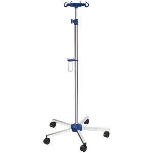 Stativ perfuzie otel cromat 4 carlige