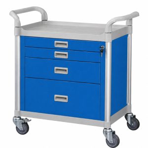 Troliu / Carucior medical cu 4 sertare