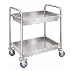 Carucior transport alimente cu 2 tavi 850x450x900 mm